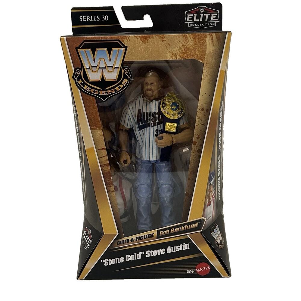 WWE Elite Legends 30 Target Exclusive Stone Cold Steve Austin Bob Backlund BAF